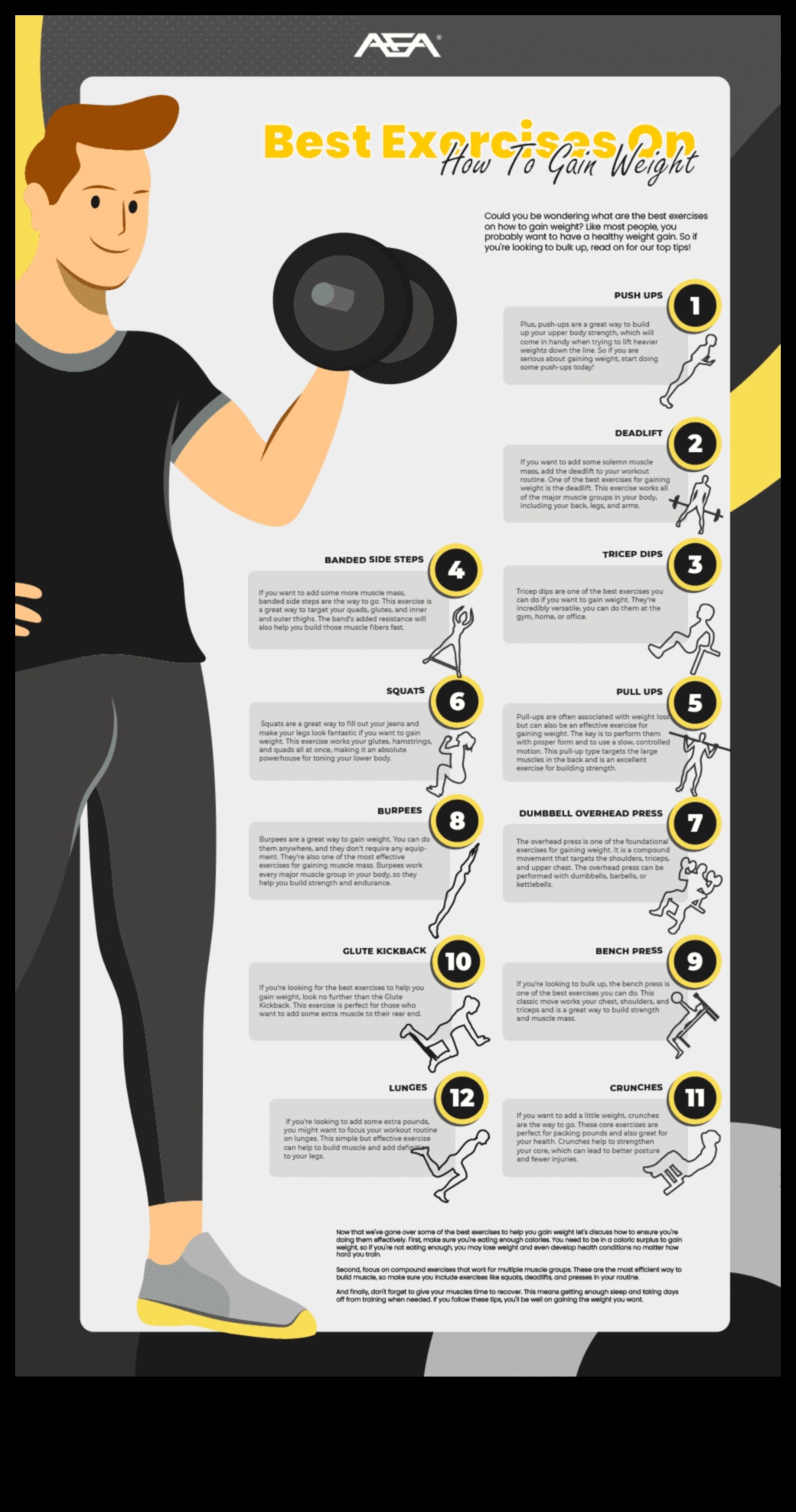 بناء روتين تمرين قوي إلى جانب نظامك الغذائي لزيادة الوزن