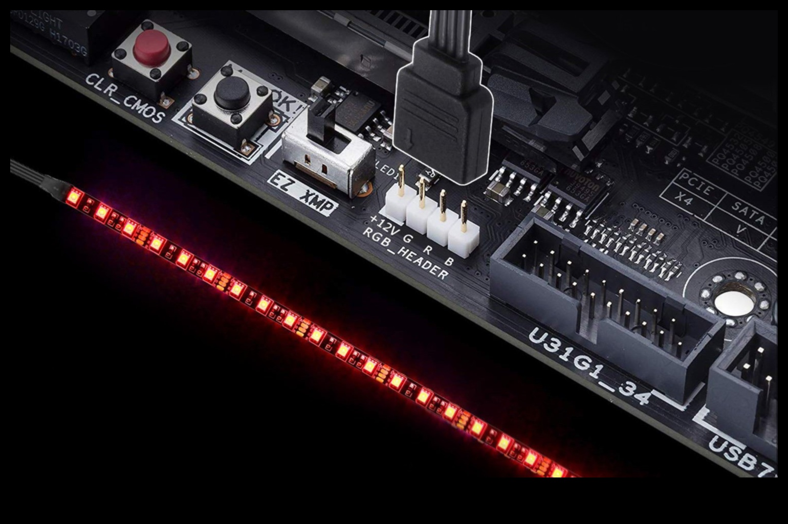 رؤوس RGB للوحة الأم: توصيل الإضاءة الخاصة بك والتحكم فيها