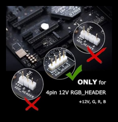 رؤوس RGB للوحة الأم: توصيل الإضاءة الخاصة بك والتحكم فيها