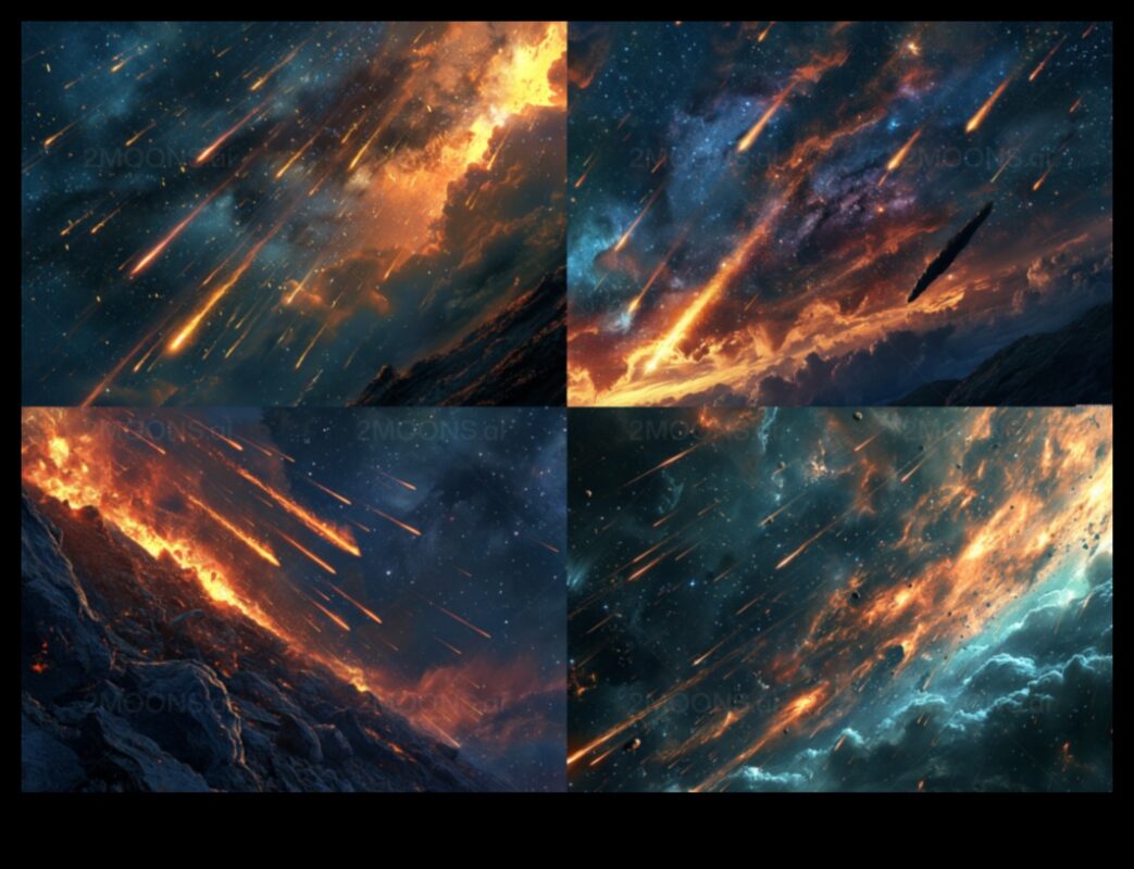 سحر النيزك: رحلة عبر الكون الغامض من الحطام