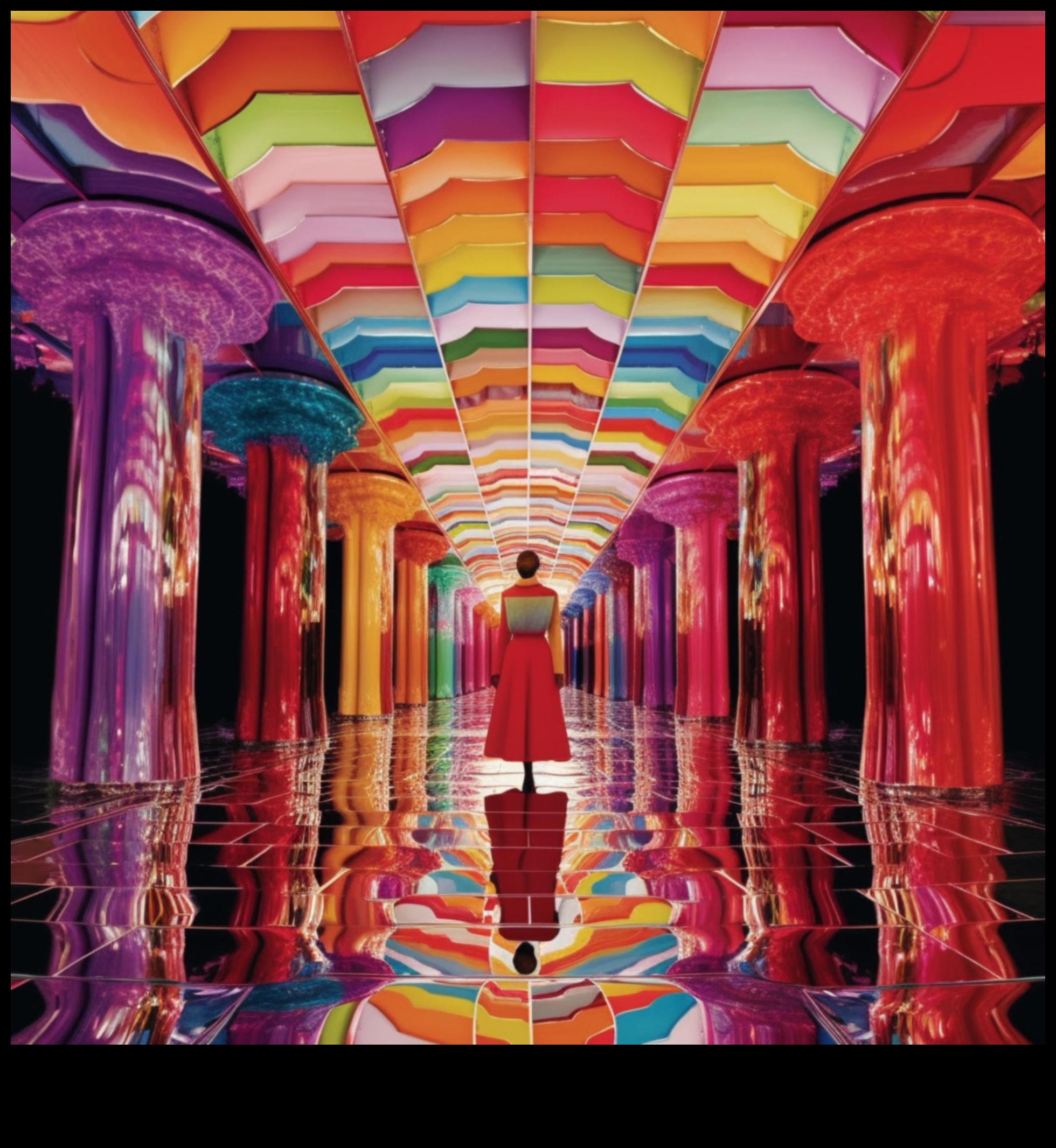 الأشكال التوافقية: إبداعات ملونة في التصوير التجريدي