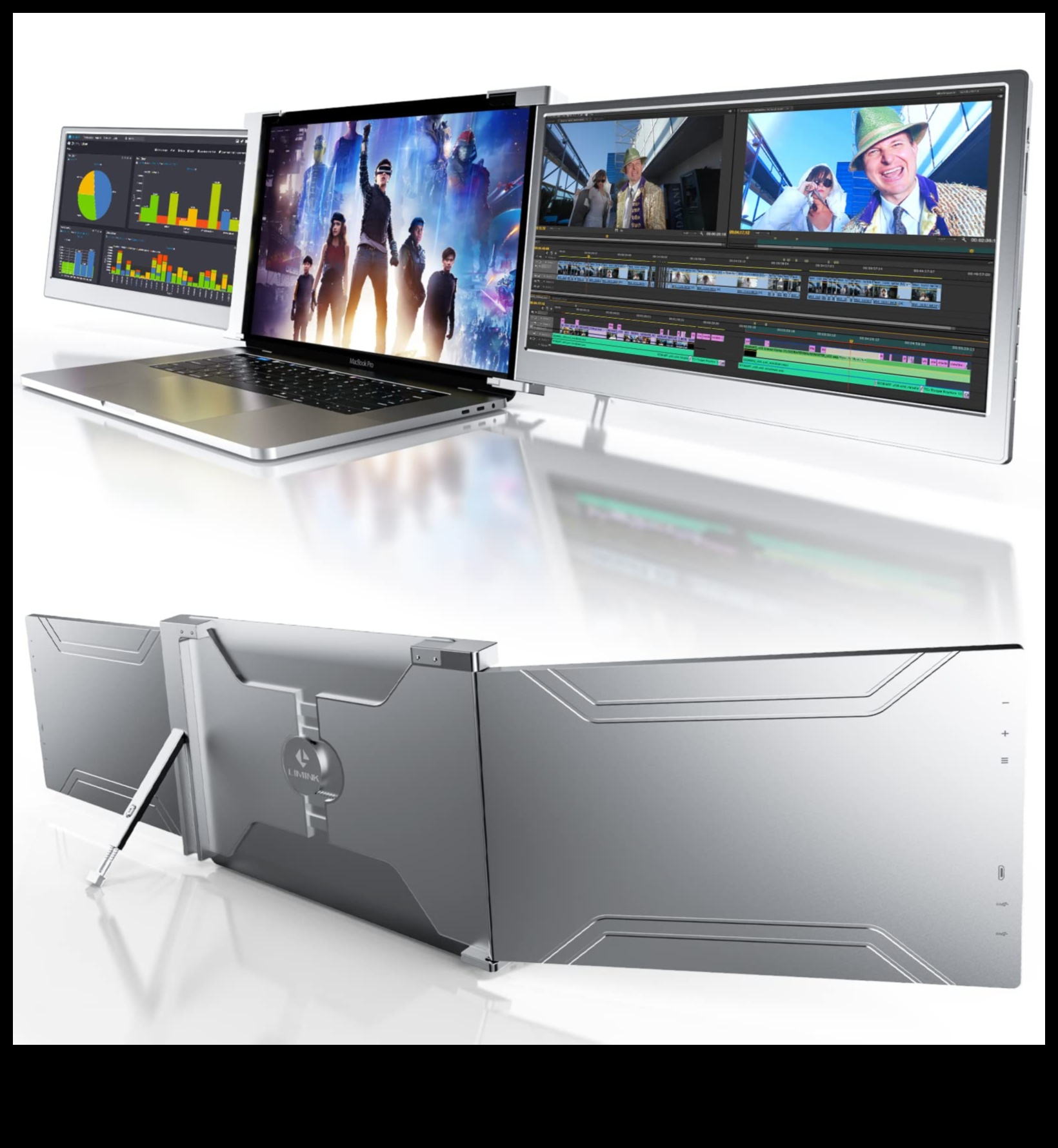 سحر الشاشات المتعددة: أجهزة الكمبيوتر المحمولة المزودة بدعم شاشة خارجية