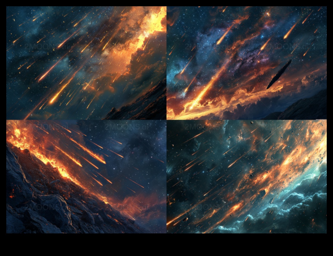 سحر النيزك: رحلة عبر الكون الغامض من الحطام